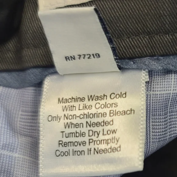 Joseph Abboud Gray Chinos Straight Leg - Picture 8 of 9